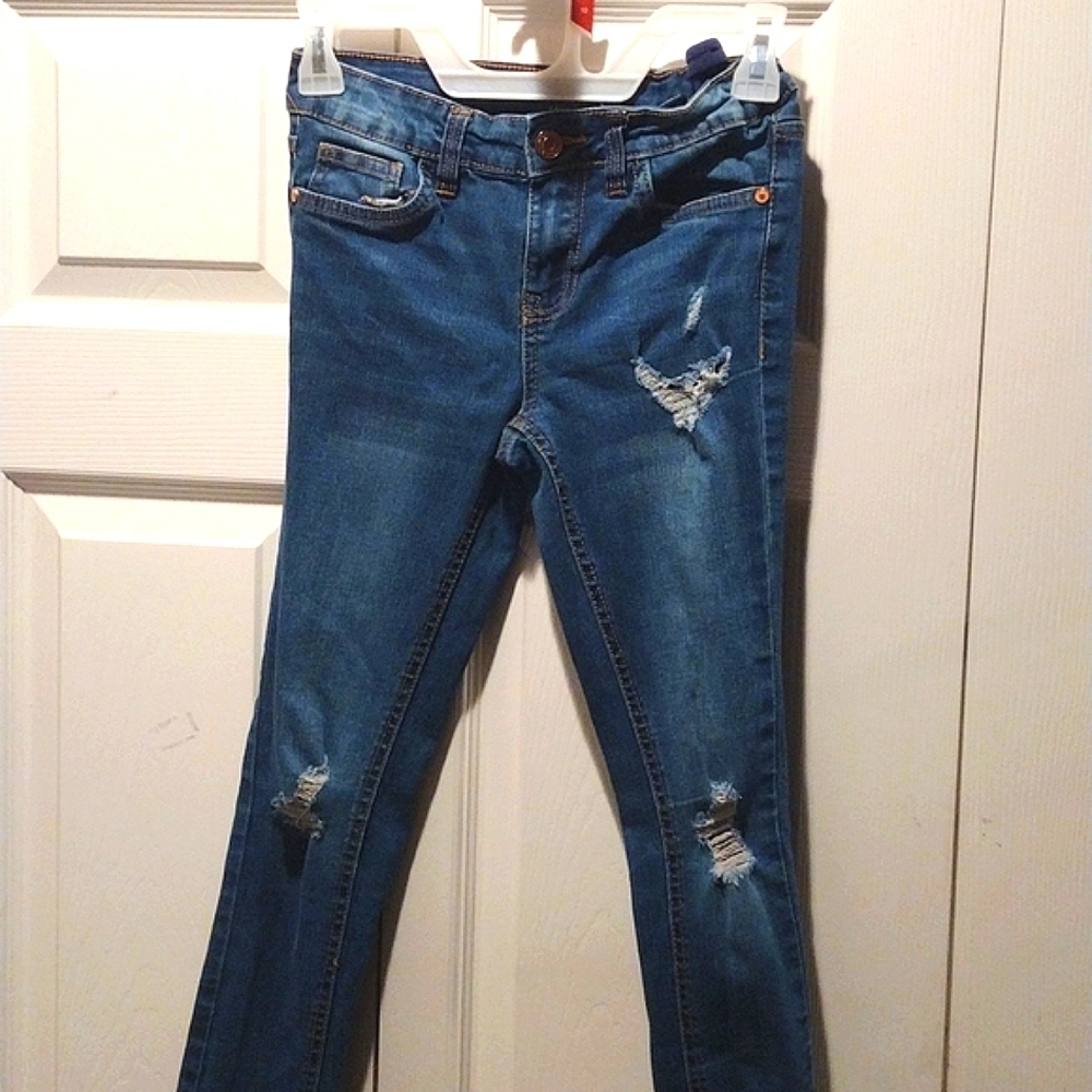 Studio V Distressed Girls Jeans SZ.10
